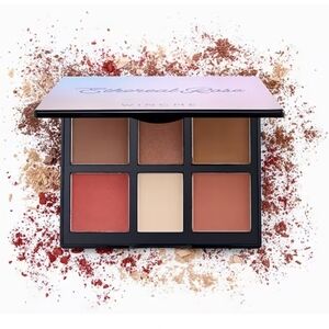 WingMe Cosmetics Ethereal Rose Eye & Face Palette, Light/Medium, Sealed, NIB